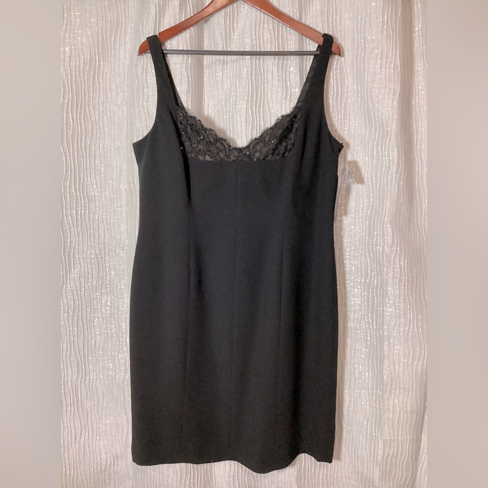 Black cocktail dress
